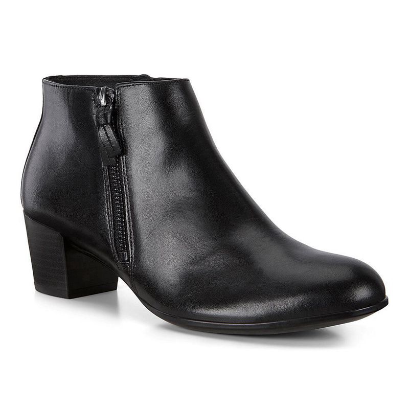 Women Boots Ecco Shape M 35 - Heeled Booties Black - India MPOTZY059